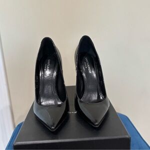 Ysl Yves Saint Laurent Black Heels size 39.5